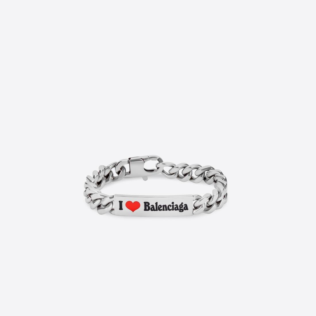 Plate Gourmette Bracelet in Silver - 1