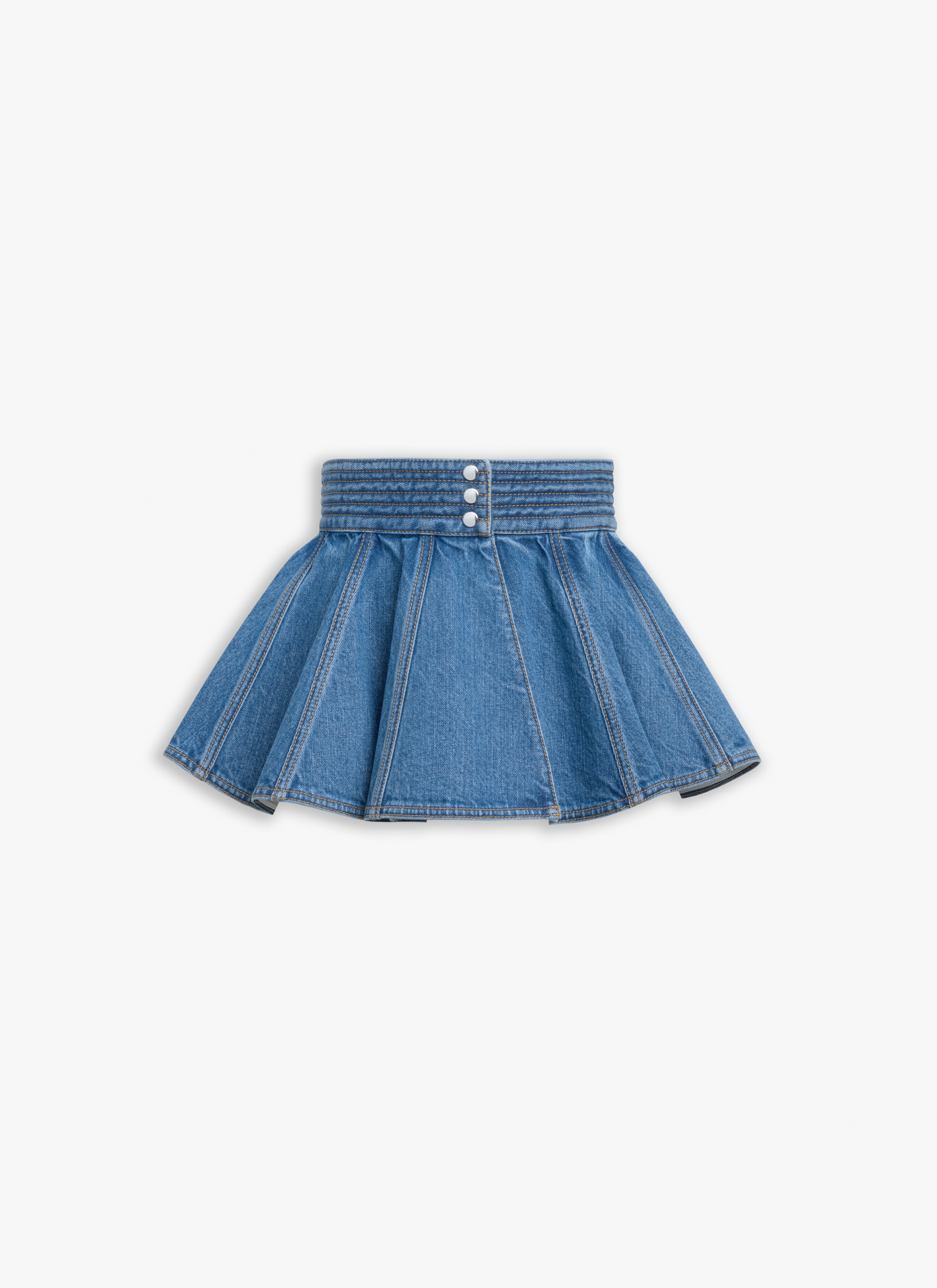 STONE DENIM SKIRT BELT - 2