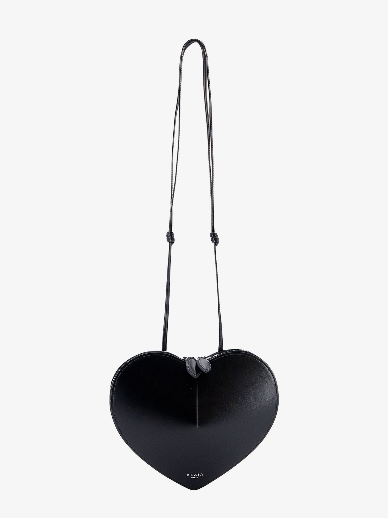 Le coeur leather shoulder bag with logo print - 1