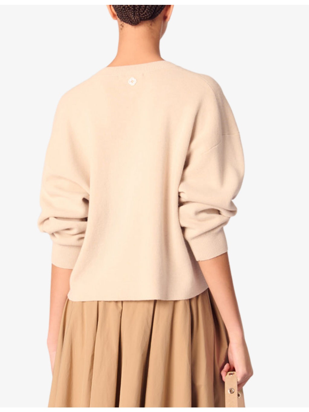 V-Neck Wool-Blend Jumper - 4