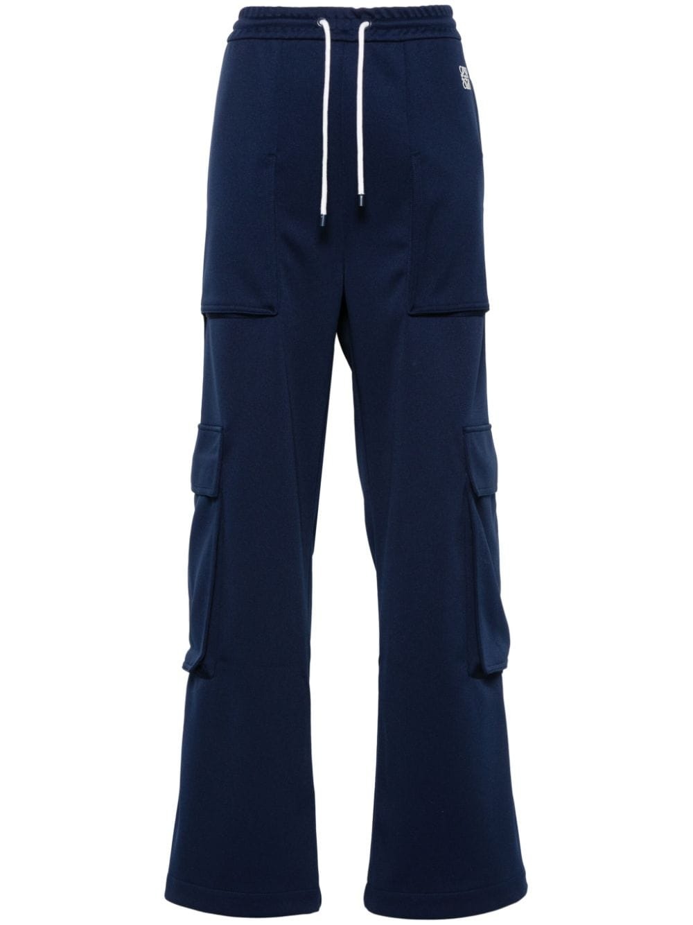 straight-leg cargo track pants - 1