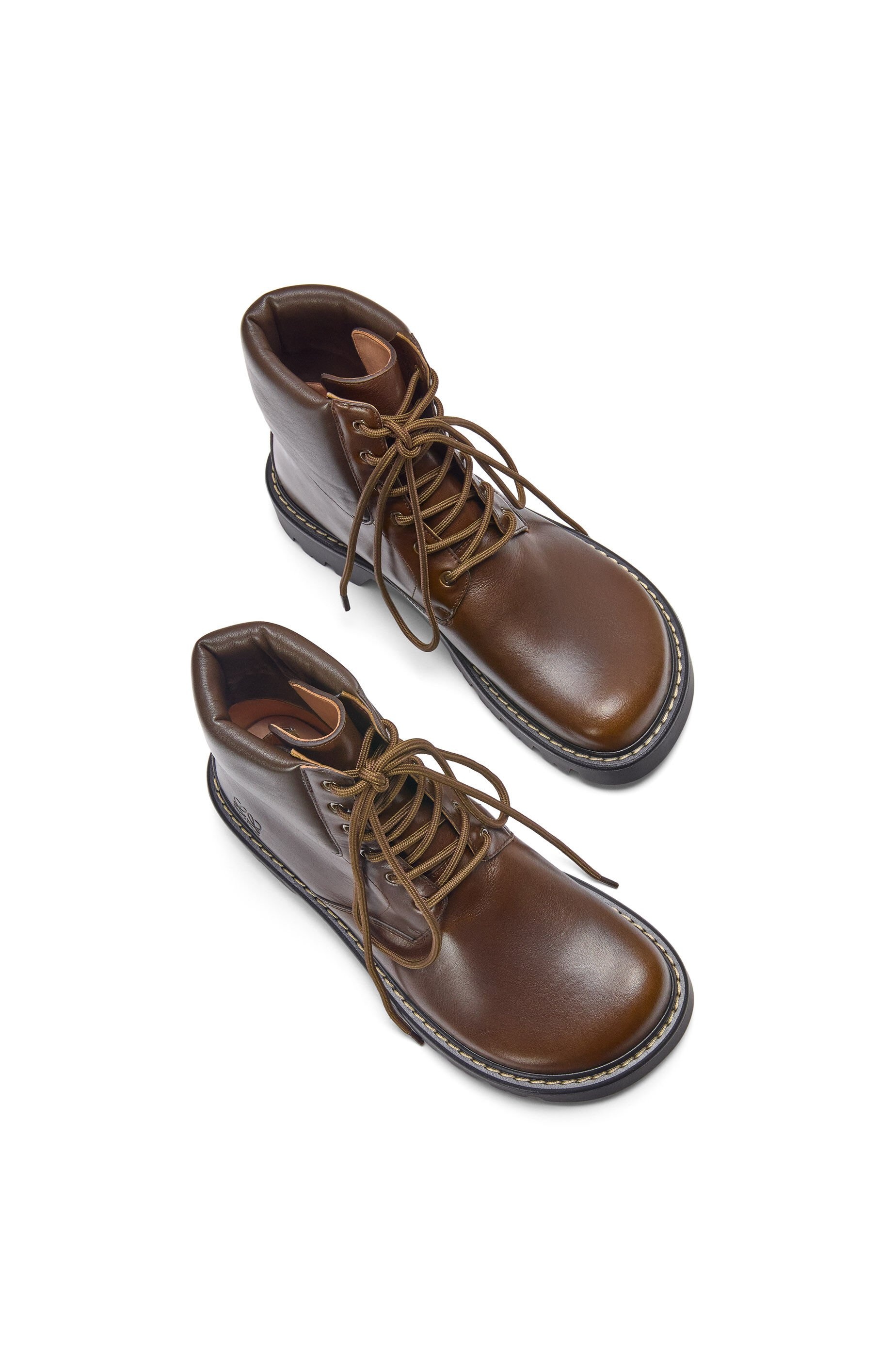 Sierra combat ankle boot in vegetable-tanned calfskin - 3