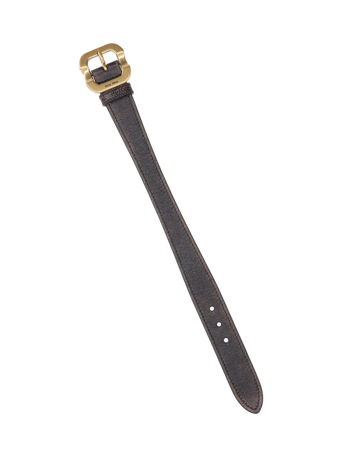 LEATHER BRACELET WITH BUCKLE - 3