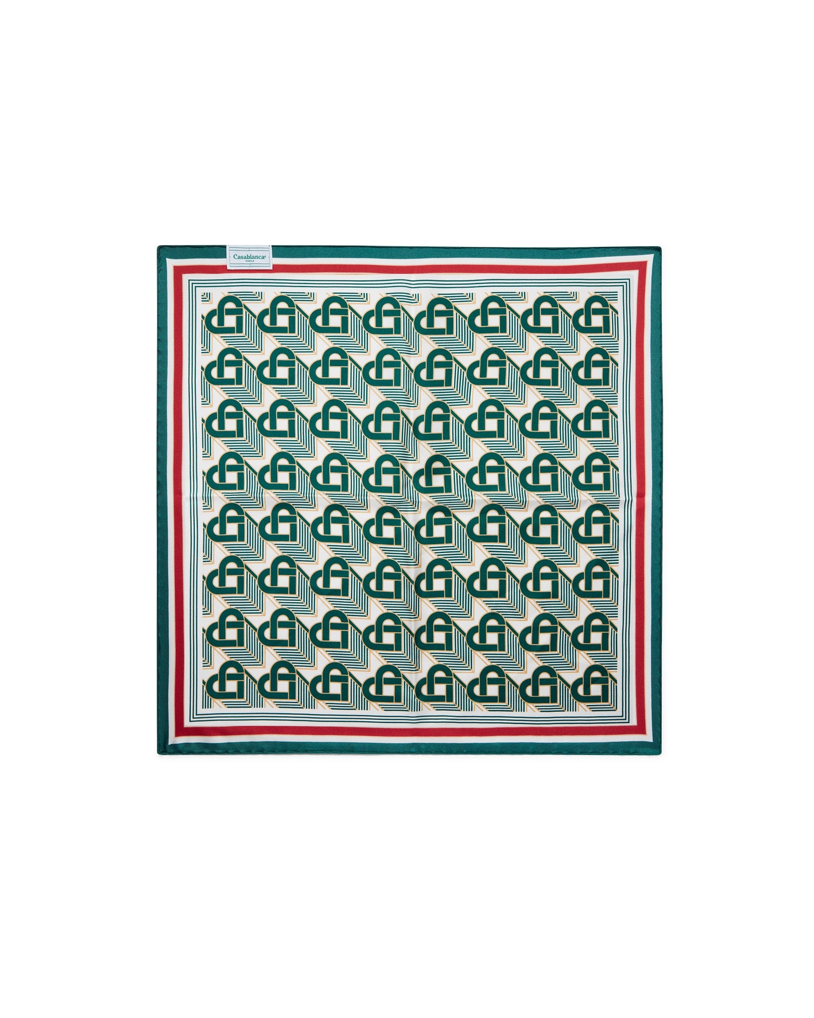 Heart Monogram Medium Silk Scarf - 2