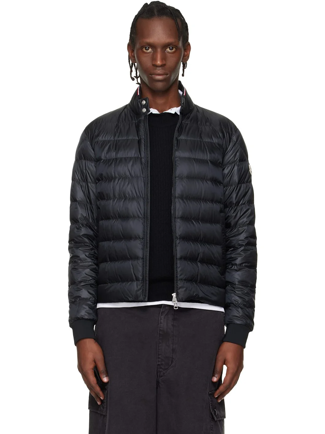 Black Rigel Short Down Jacket - 1