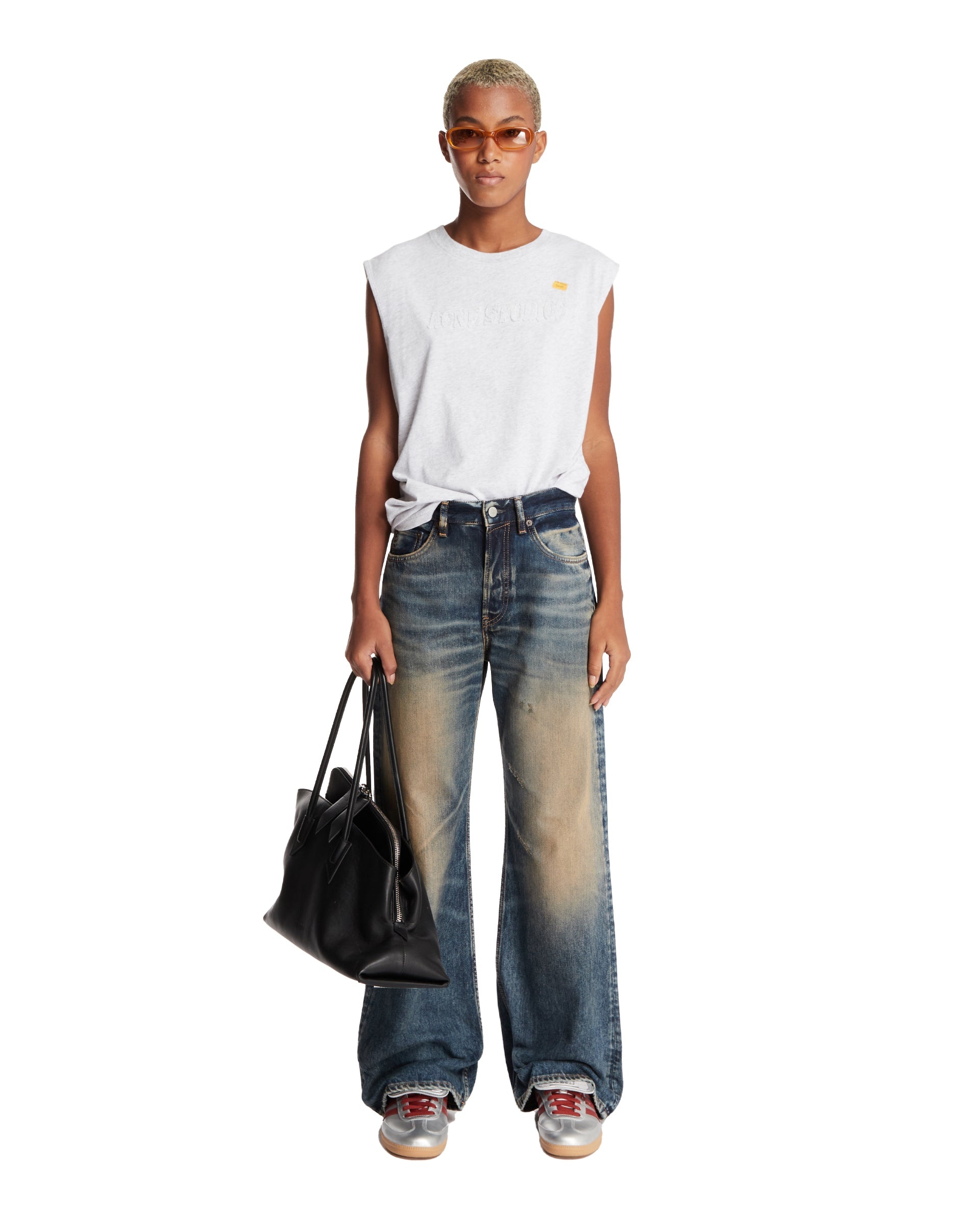 Washed Blue Jeans - 2