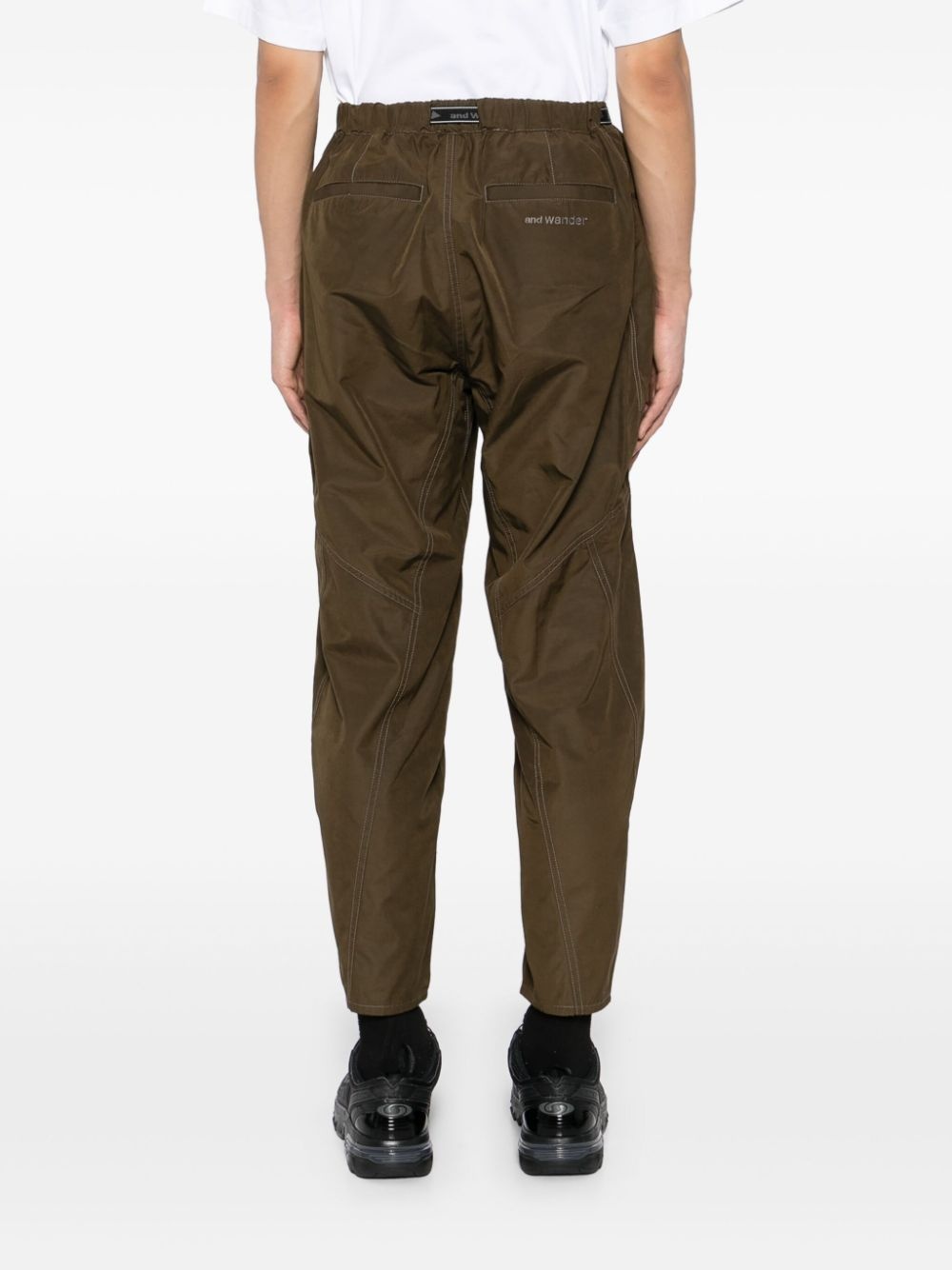 HIGH COUNT CLOTH WIDE PANTS - 4