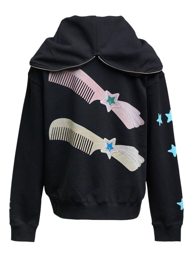 ASHLEY WILLIAMS butterfly zip hoodie outlook