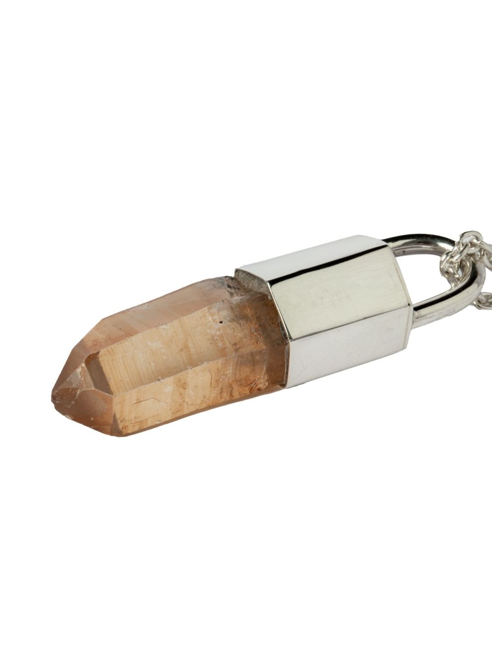 sterling silver Talisman quartz necklace - 3
