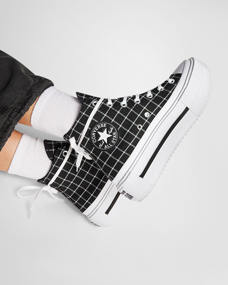 Chuck Taylor All Star Lift Double Stack Platform Plaid - 10