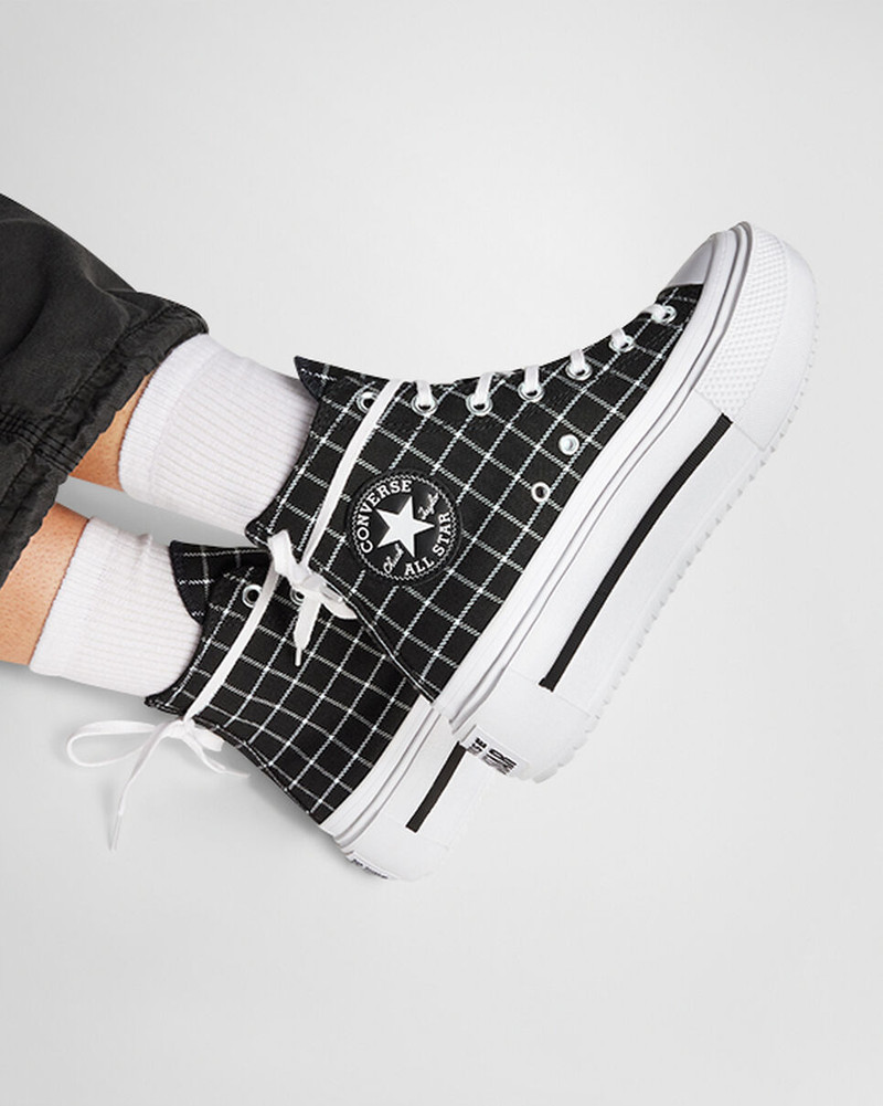 Chuck Taylor All Star Lift Double Stack Platform Plaid 10