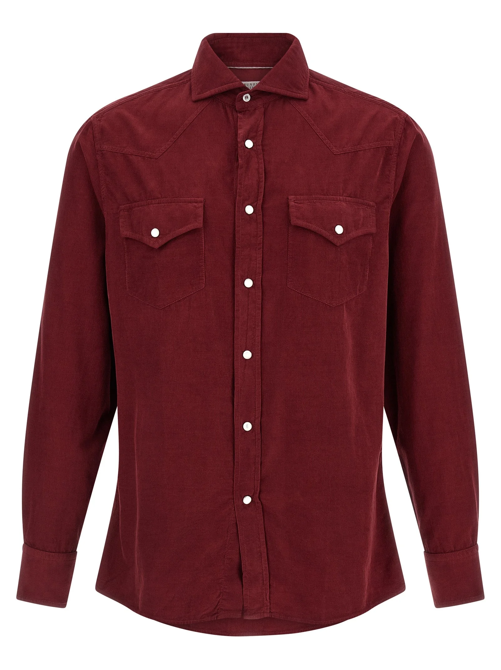 Brunello Cucinelli Men Corduroy Shirt - 1