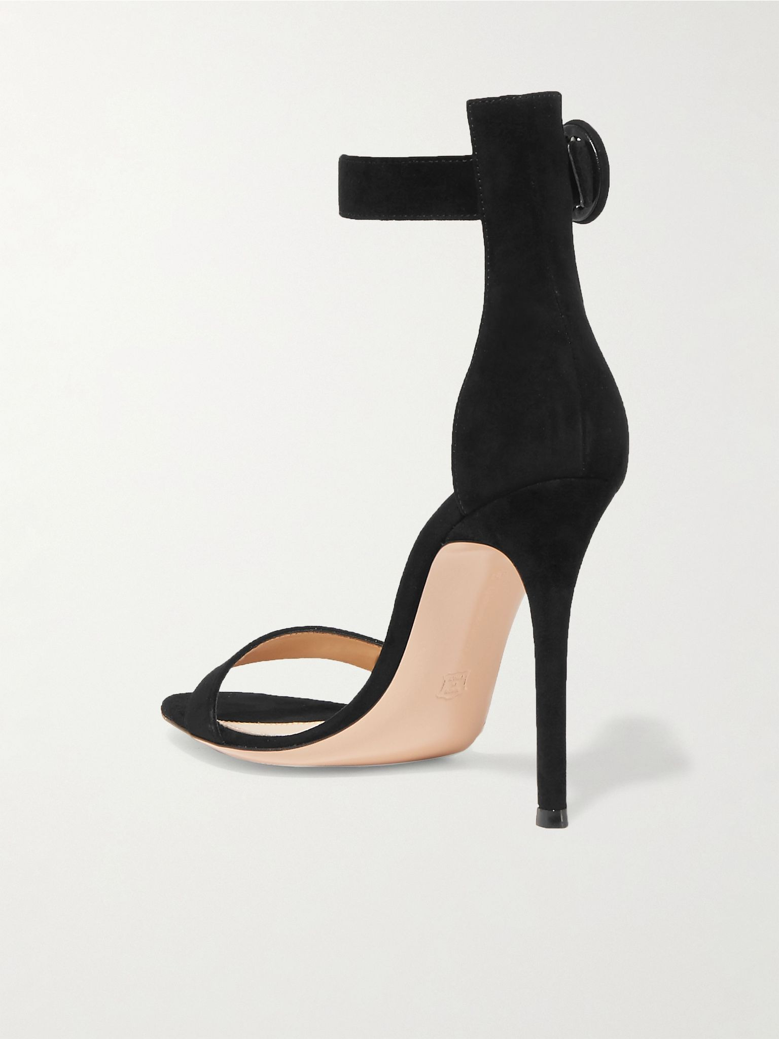 Portofino 105 suede sandals Black - 3