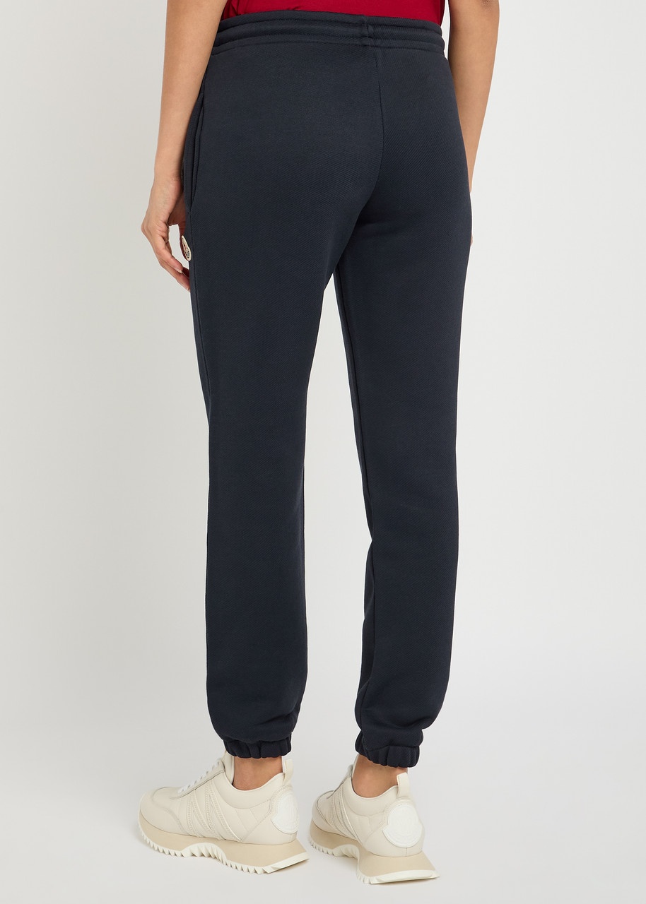 Moncler Logo-appliquéd Cotton-blend Sweatpants - 3