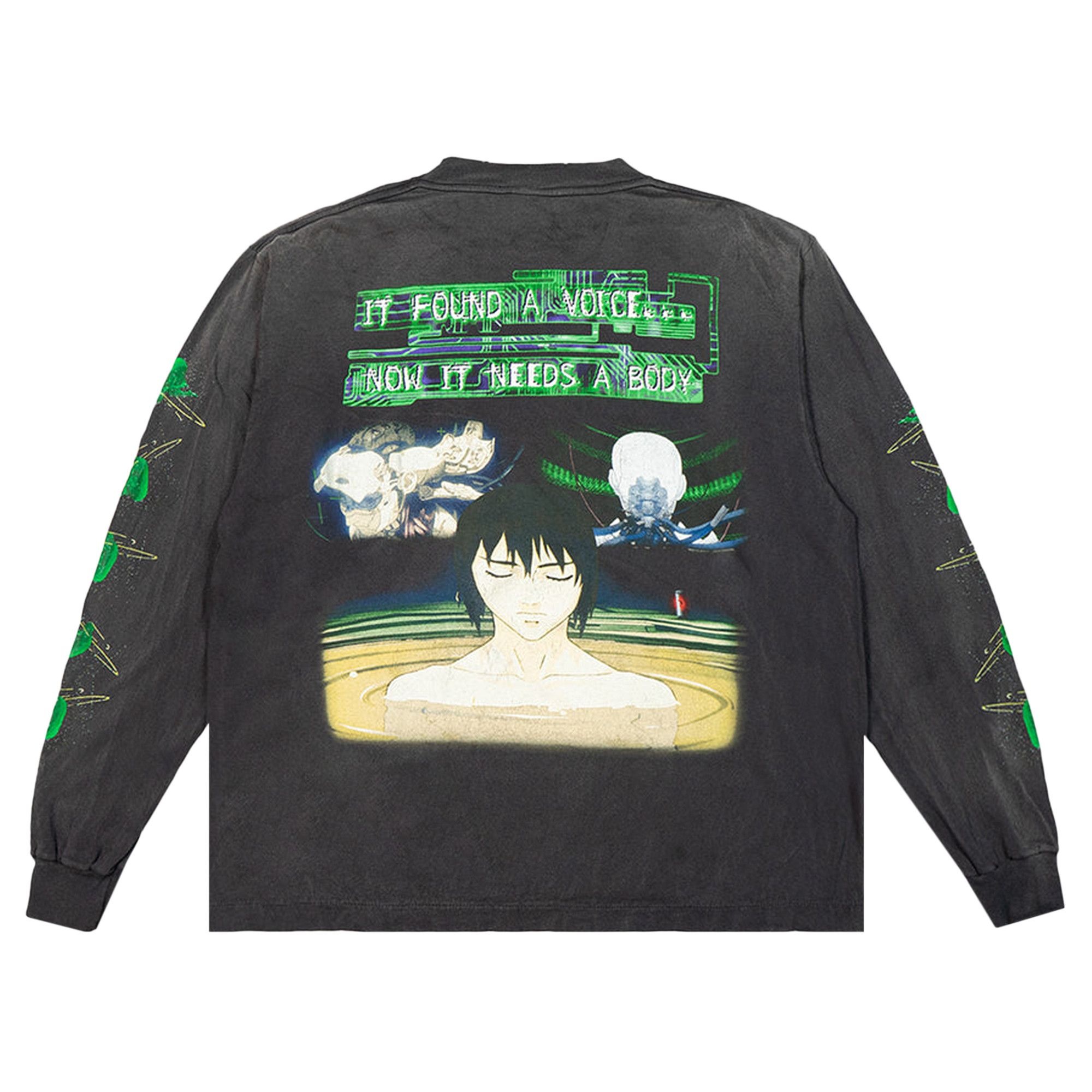 SAINT Mxxxxxx Gits Long-Sleeve T-Shirt 'Black' - 2