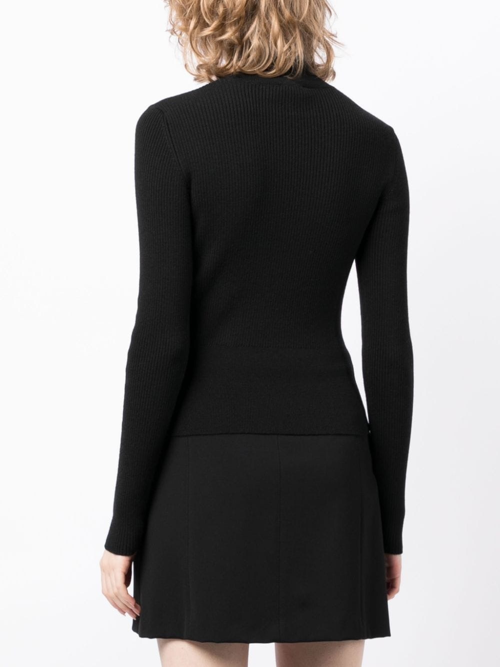 long-sleeve knitted top - 4