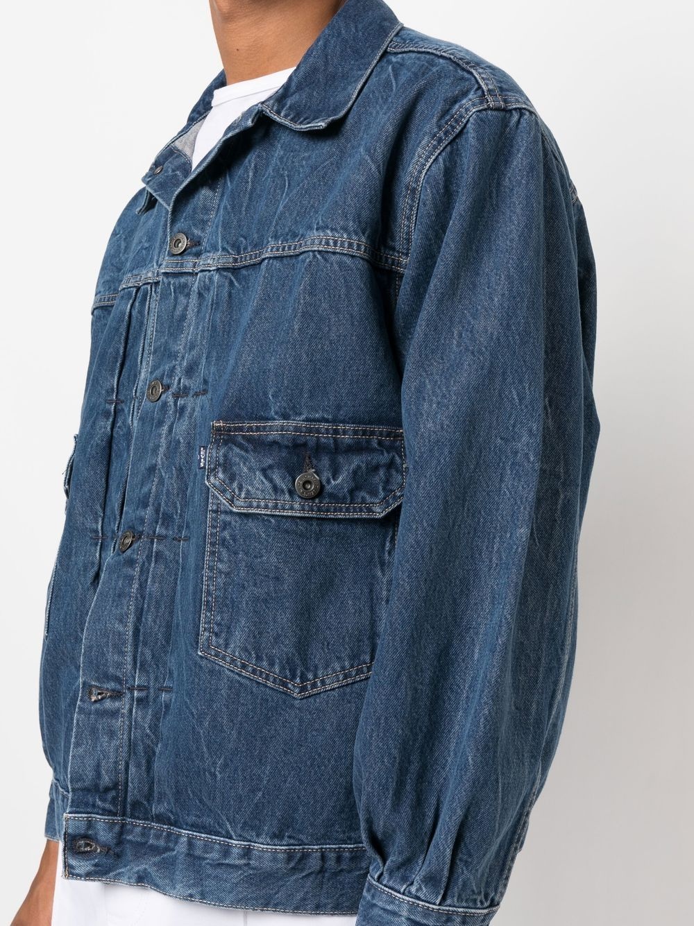 Tucked Type Two Trucker denim jacket - 5