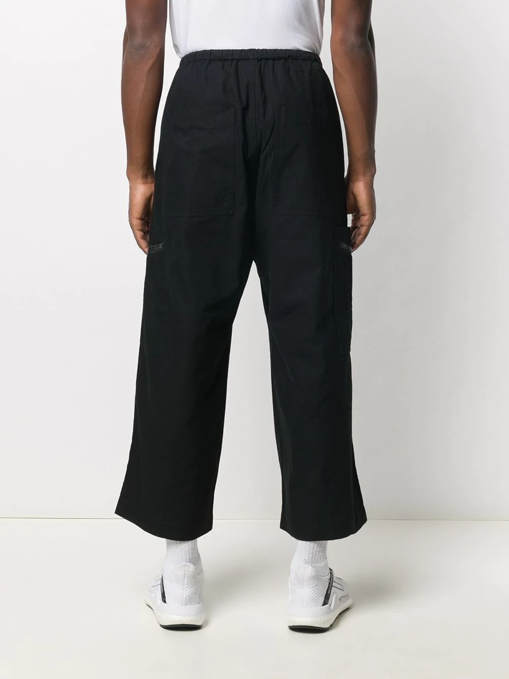 elasticated waist trousers - 4