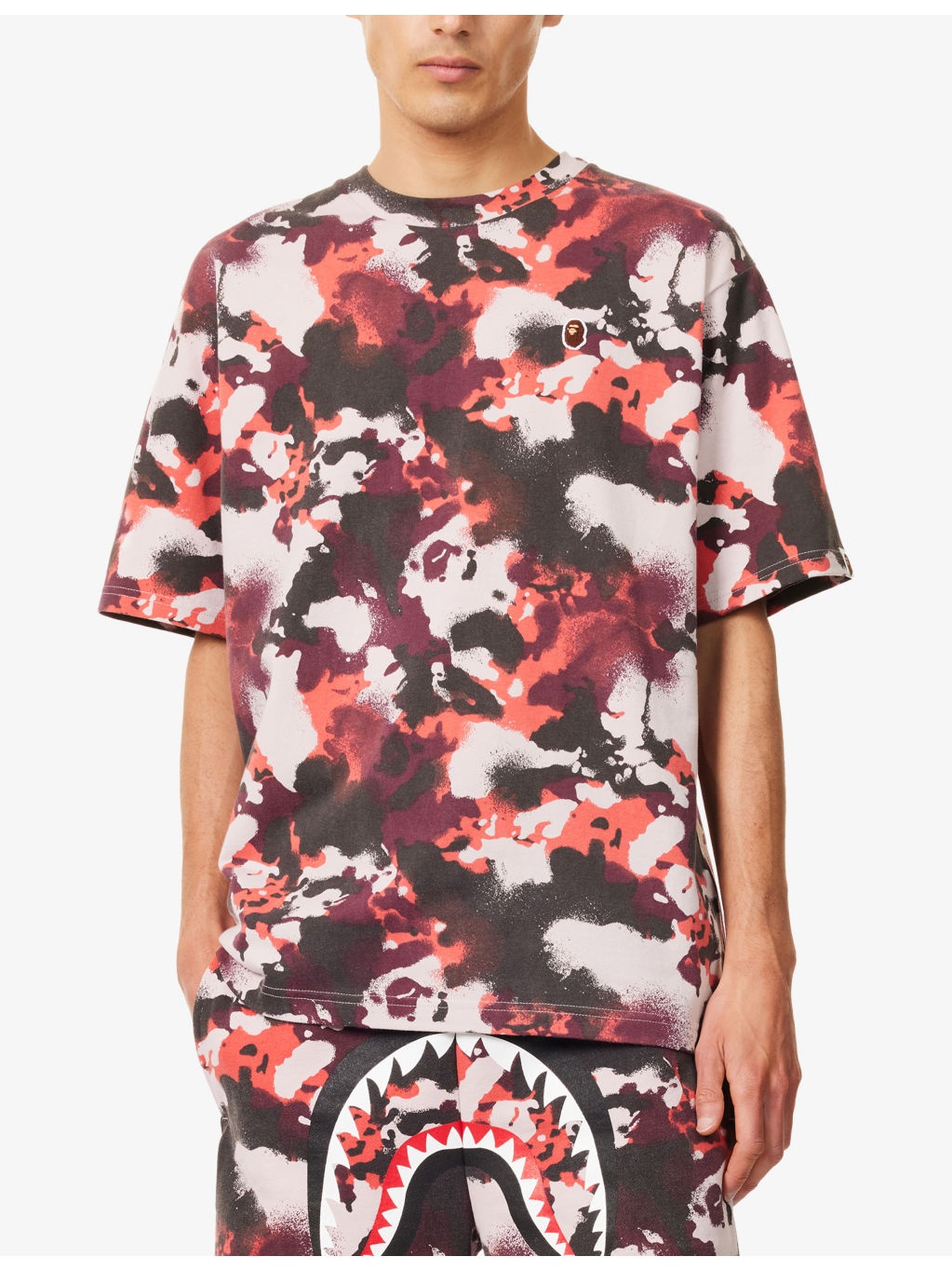 Map Camo One Point Short-Sleeve Cotton-Jersey T-Shirt - 3
