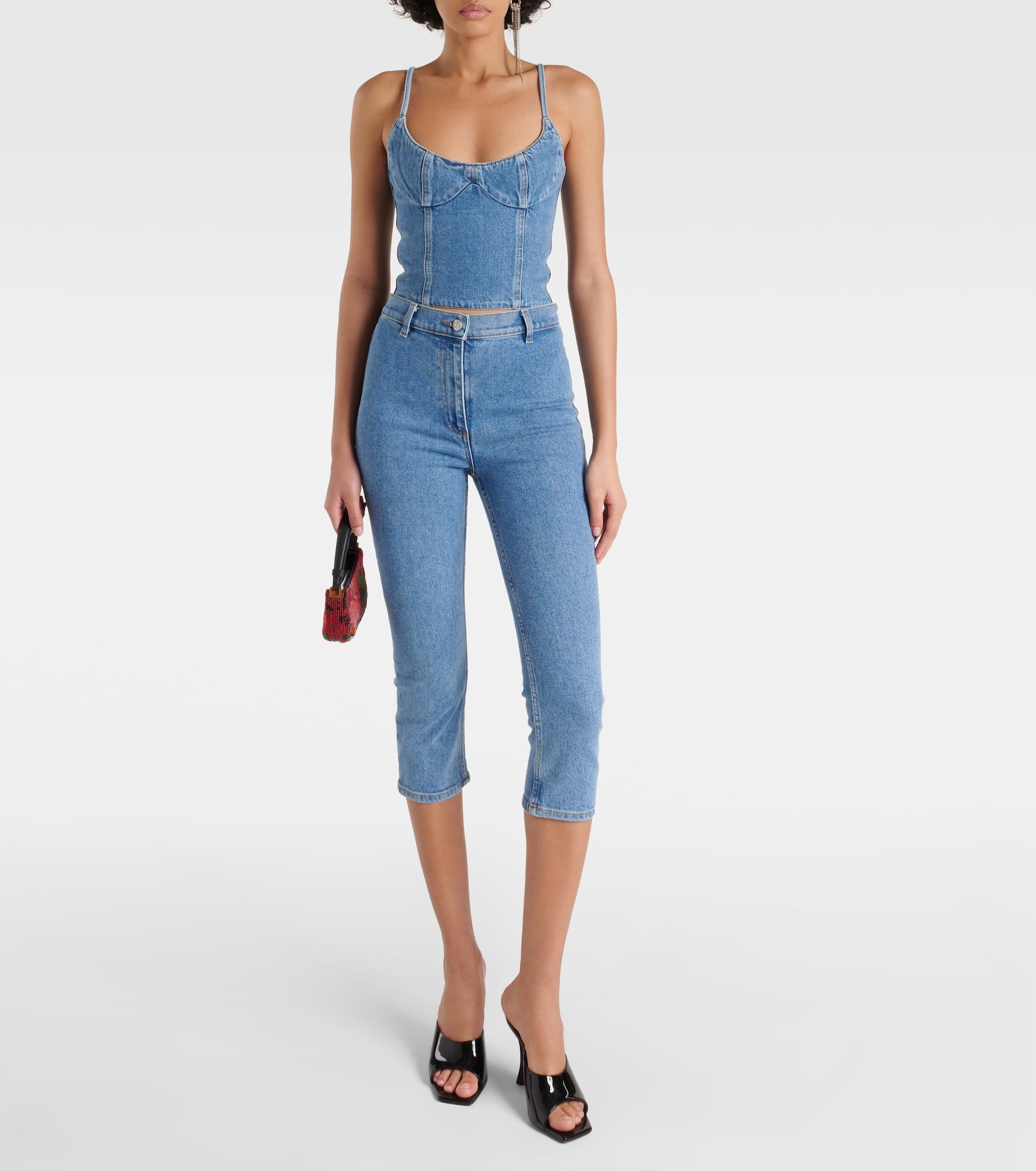 Corset denim top - 2