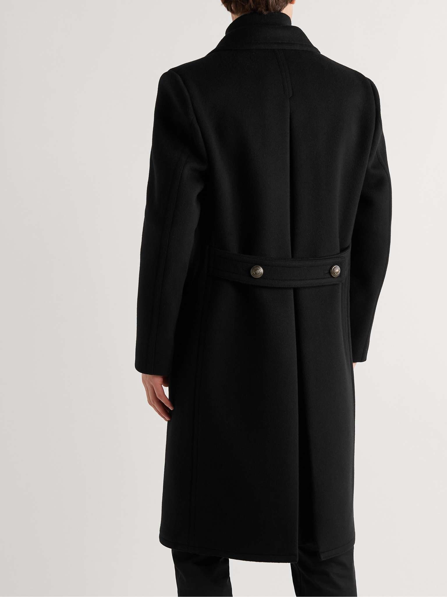 Slim-Fit Double-Breasted Wool and Cashmere-Blend Coat - 4