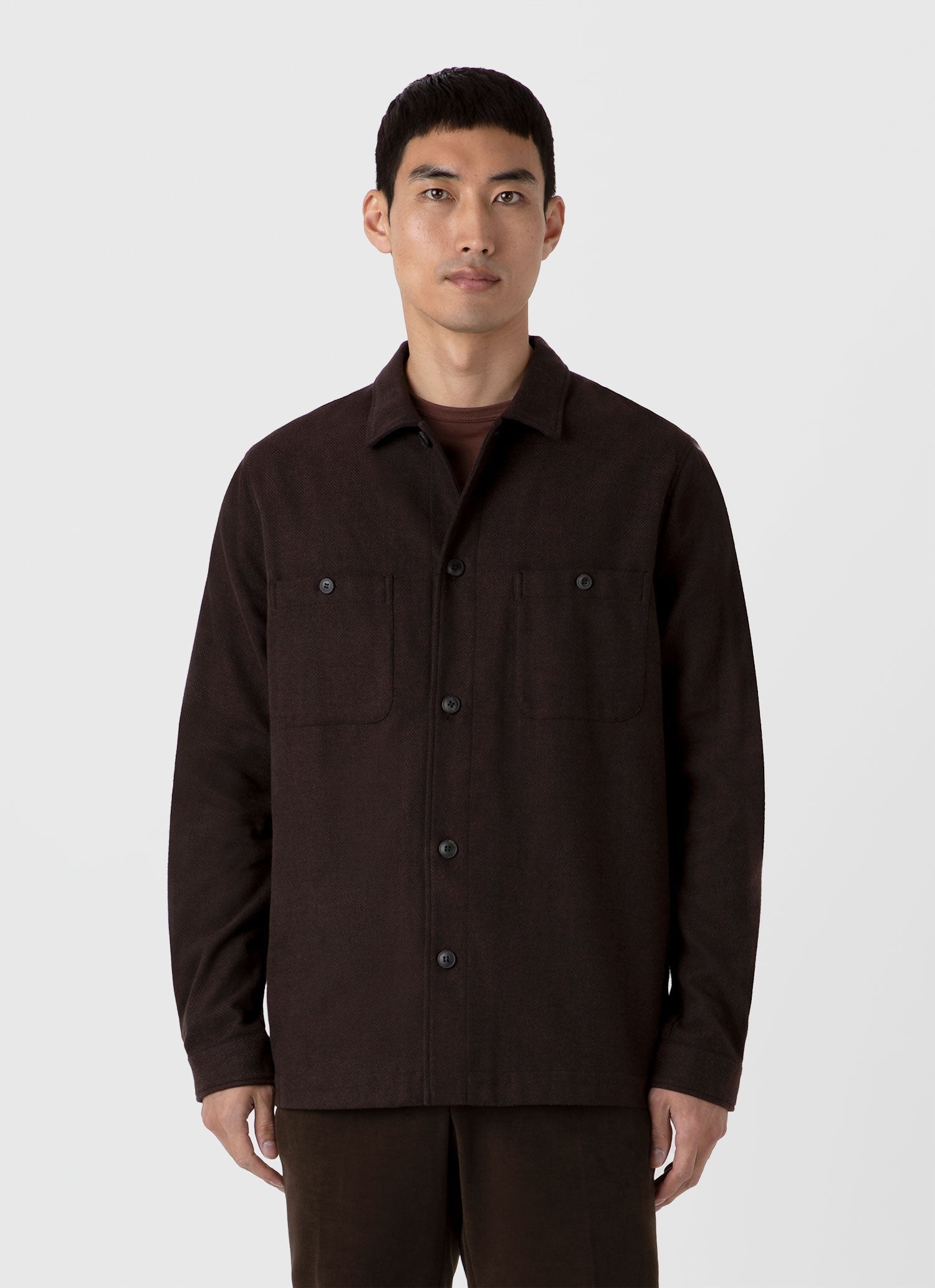 Herringbone Overshirt - 2
