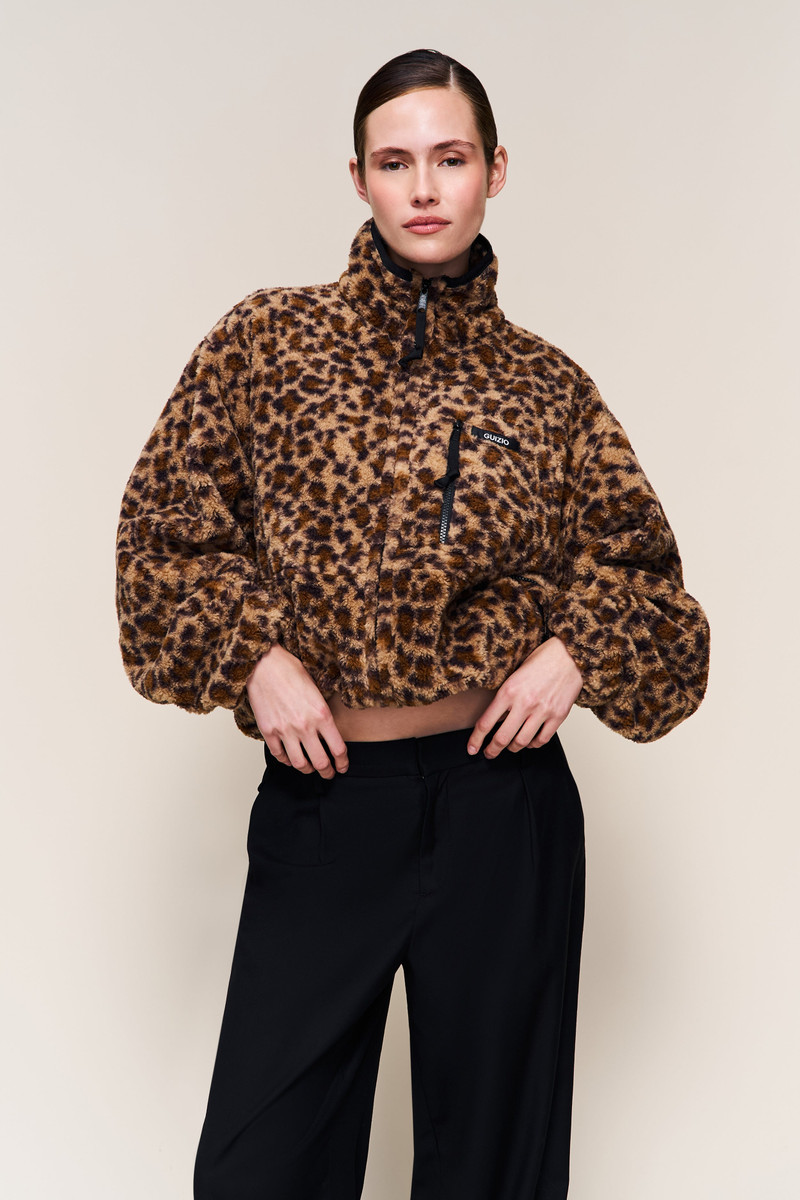 GUIZIO SHERPA ZIP UP JACKET 4