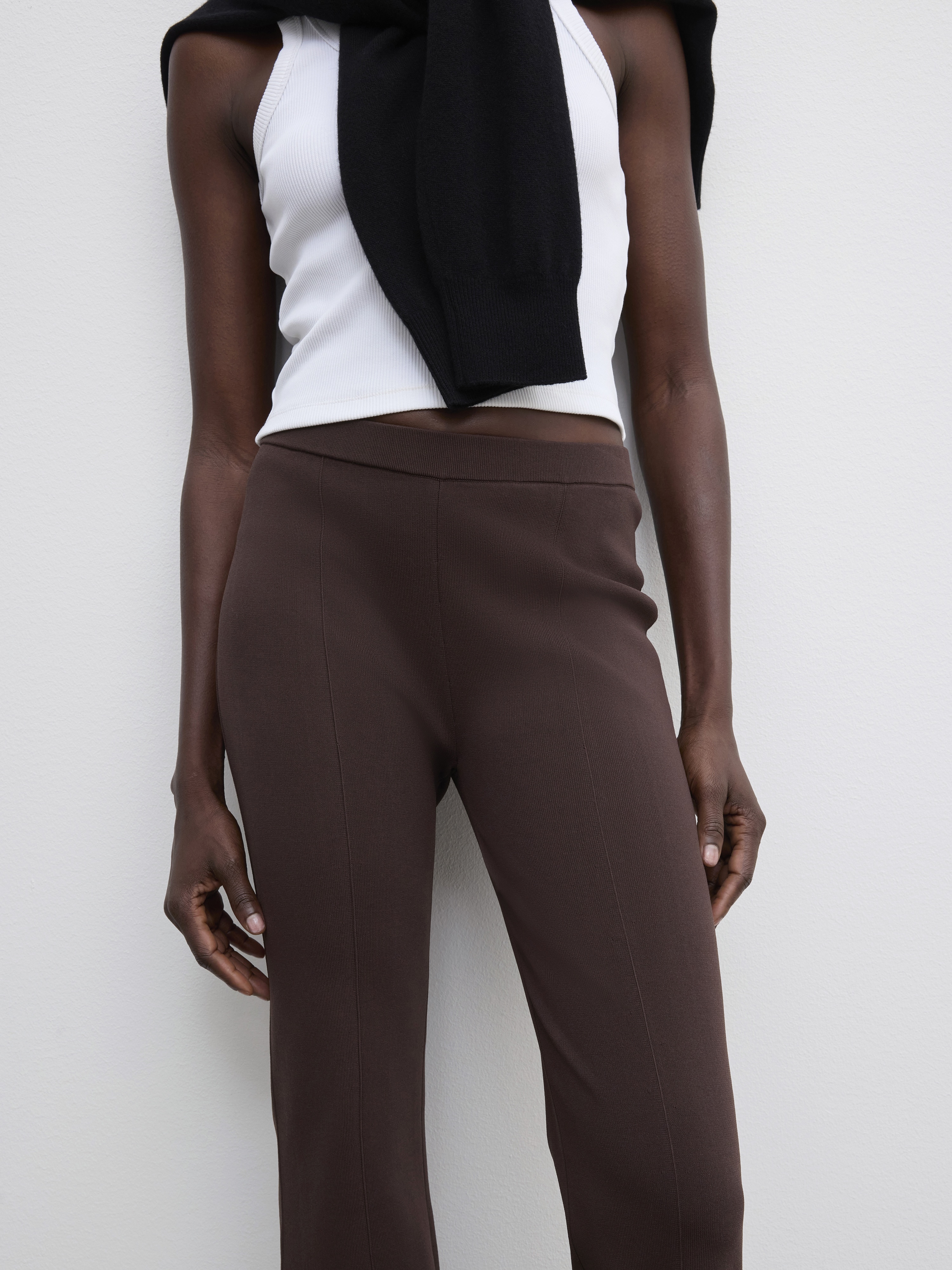 Slim knitted trouser - 1