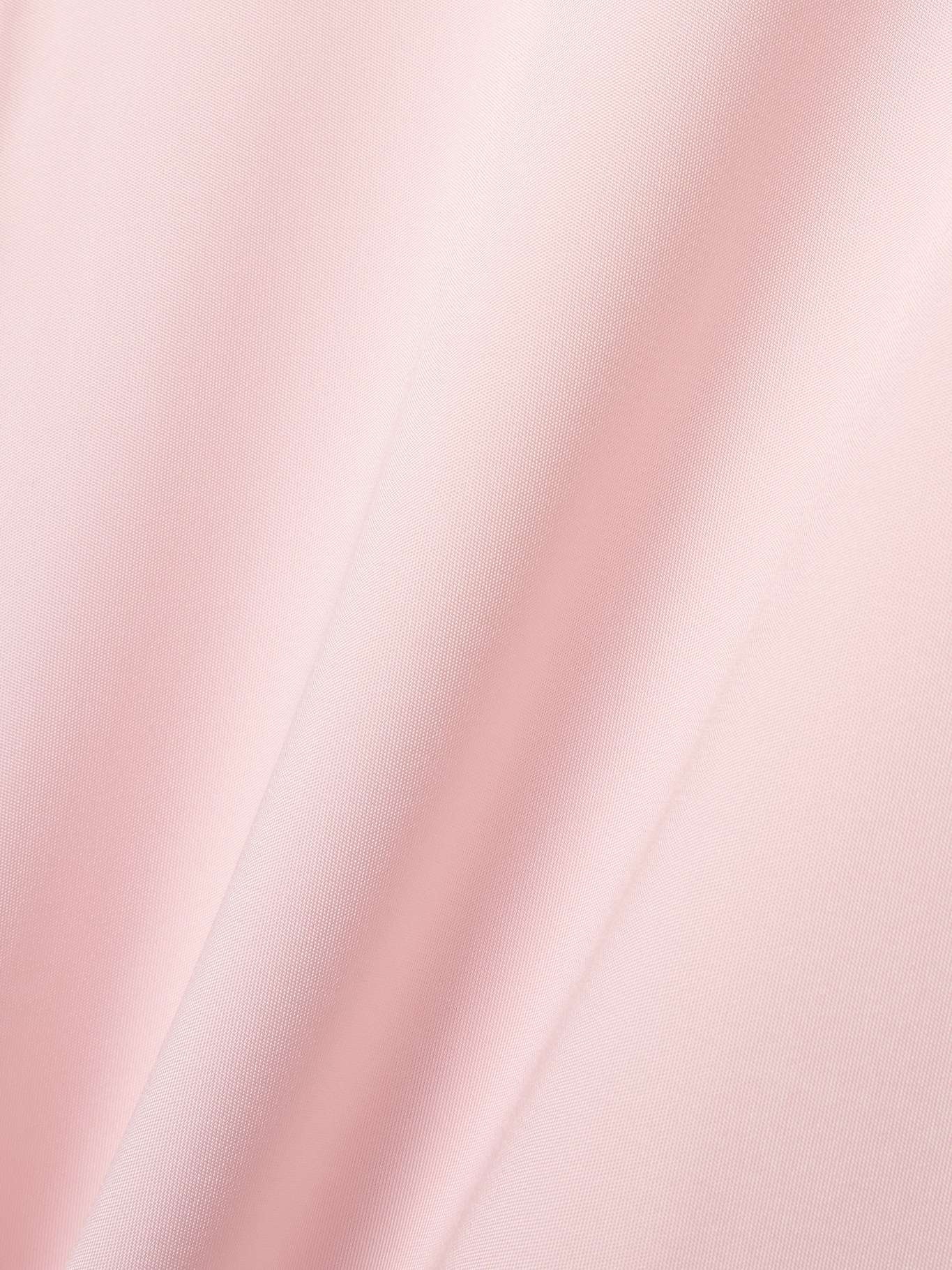 Norla jersey turtleneck gown Baby pink - 4