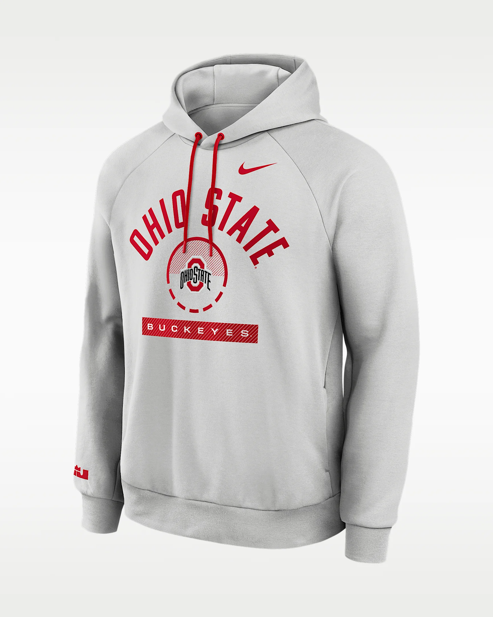 Ohio State Courtside Men's Nike Dri-FIT College Pullover Hoodie - 1