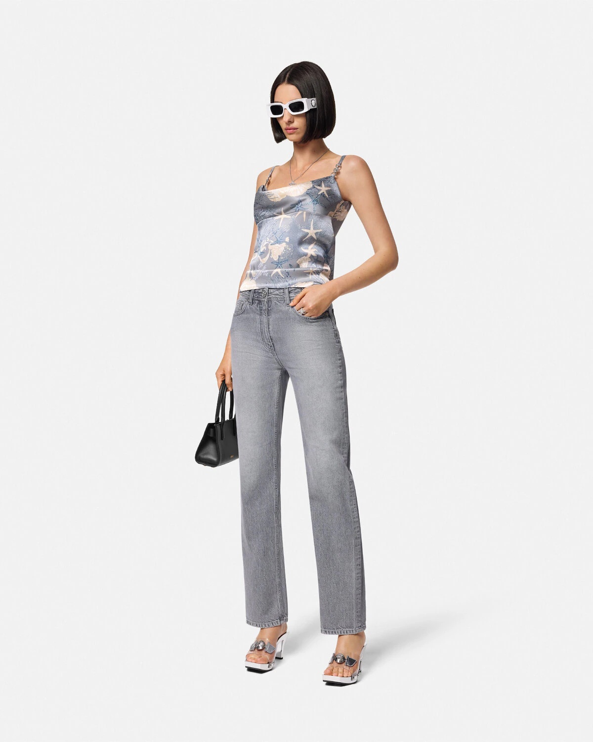 Barocco Sea Silk Cowl Camisole Top - 2