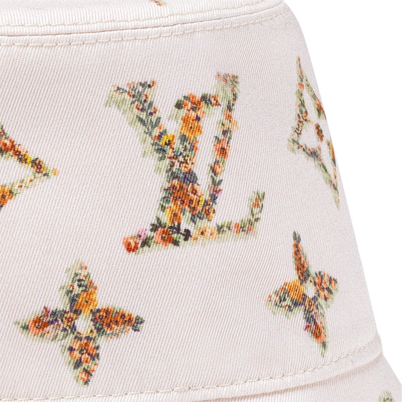 Monogram Flowers Bucket Hat 3