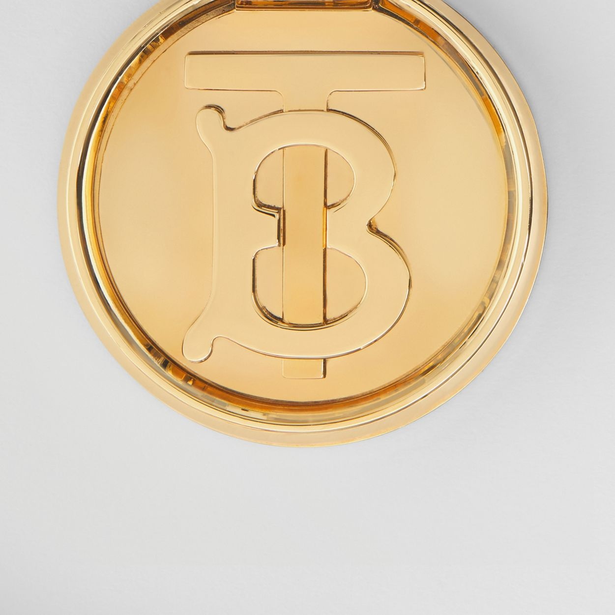Gold-plated Monogram Motif Phone Ring - 2