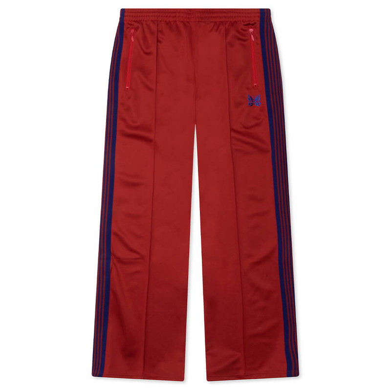POLY SMOOTH TRACK PANT - RED 1
