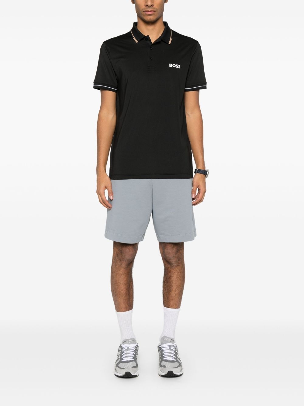 stretch-jersey polo shirt - 2