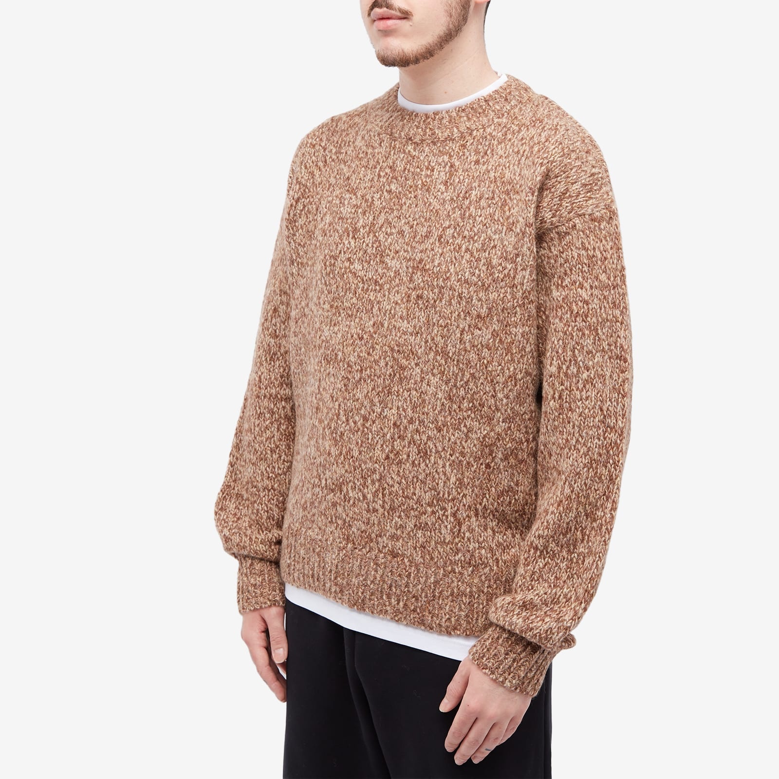 Dries Van Noten Morane Marl Crew Knit - 2