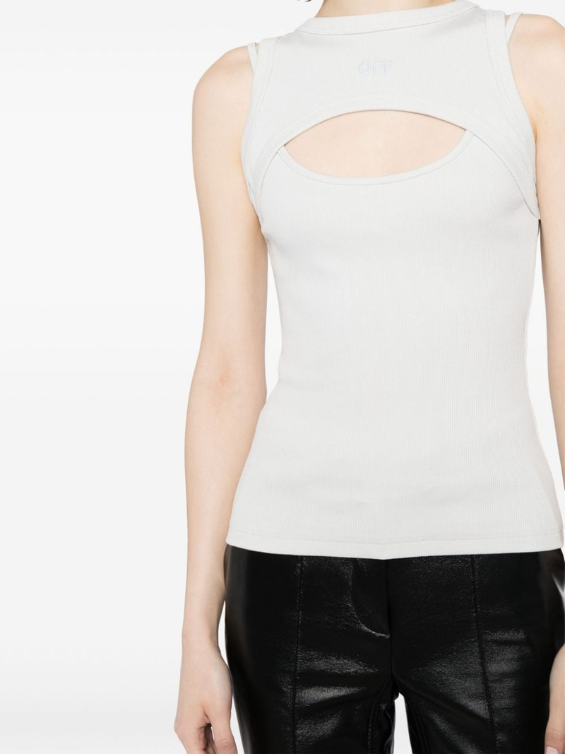 layered cut-out tank top 5