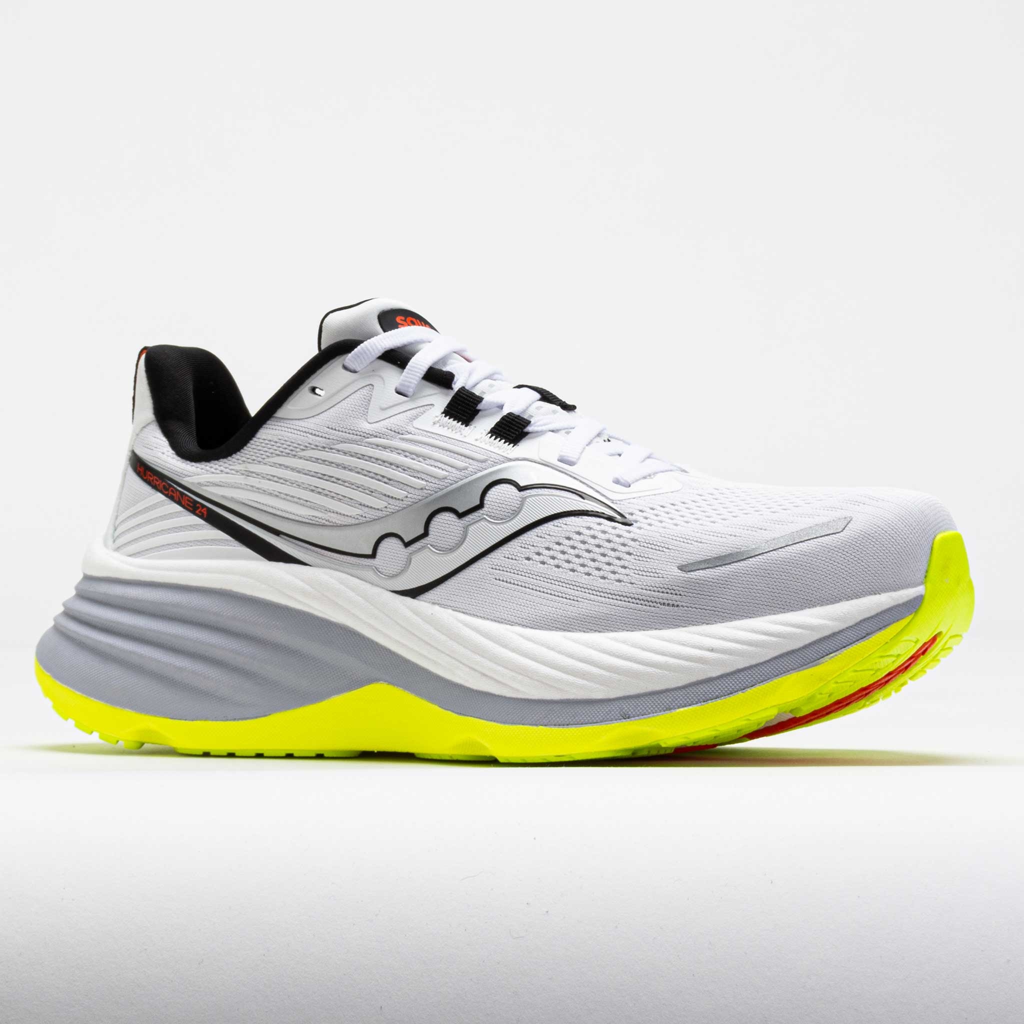 Saucony Hurricane 24 Men's White/Black - 5