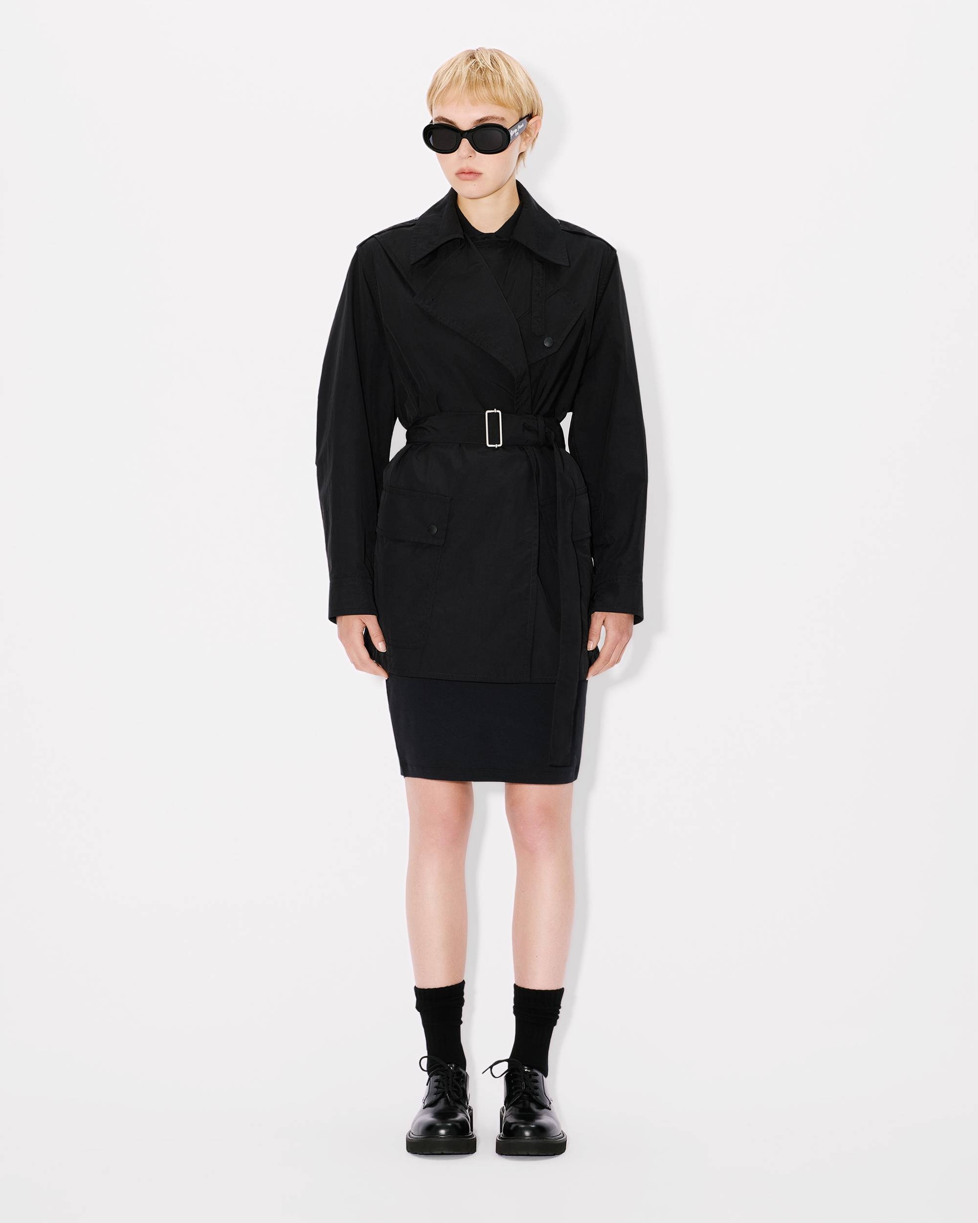 Short trench with kimono sleeves - 3