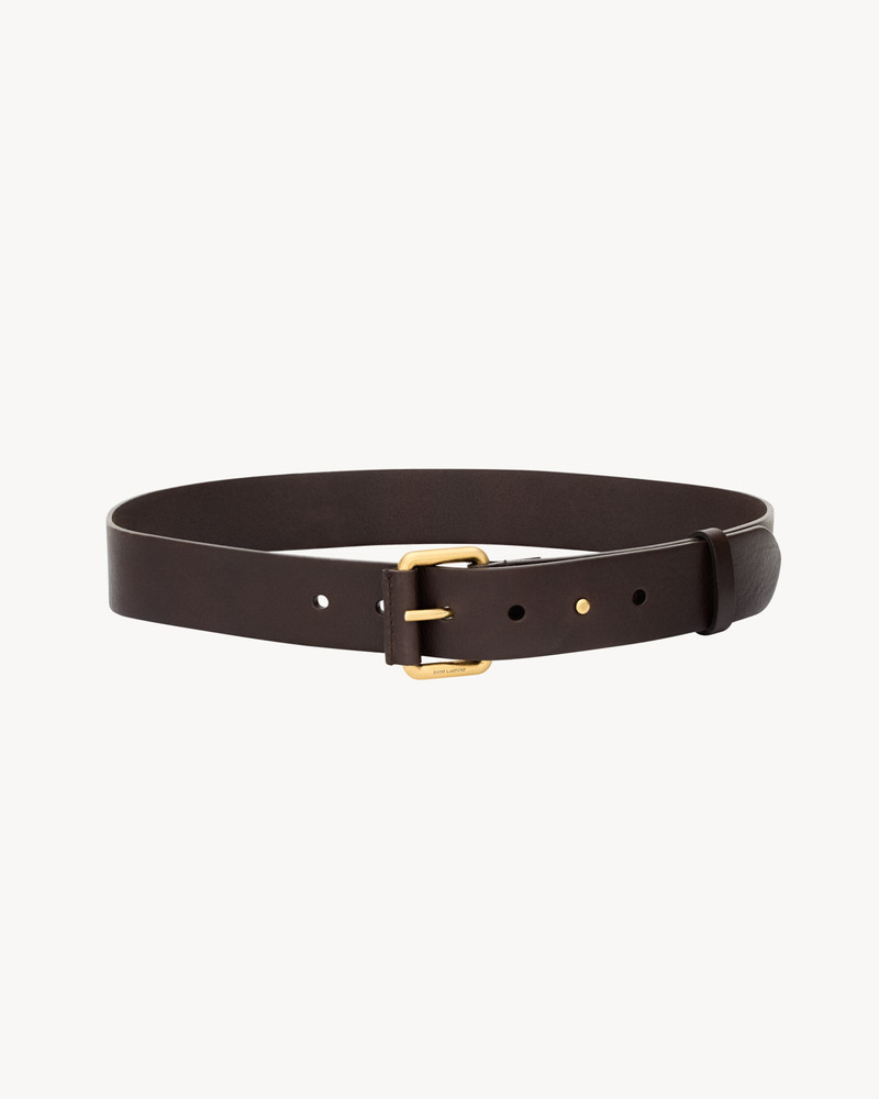 SAINT LAURENT MOTORCYCLE BELT IN LEATHER outlook