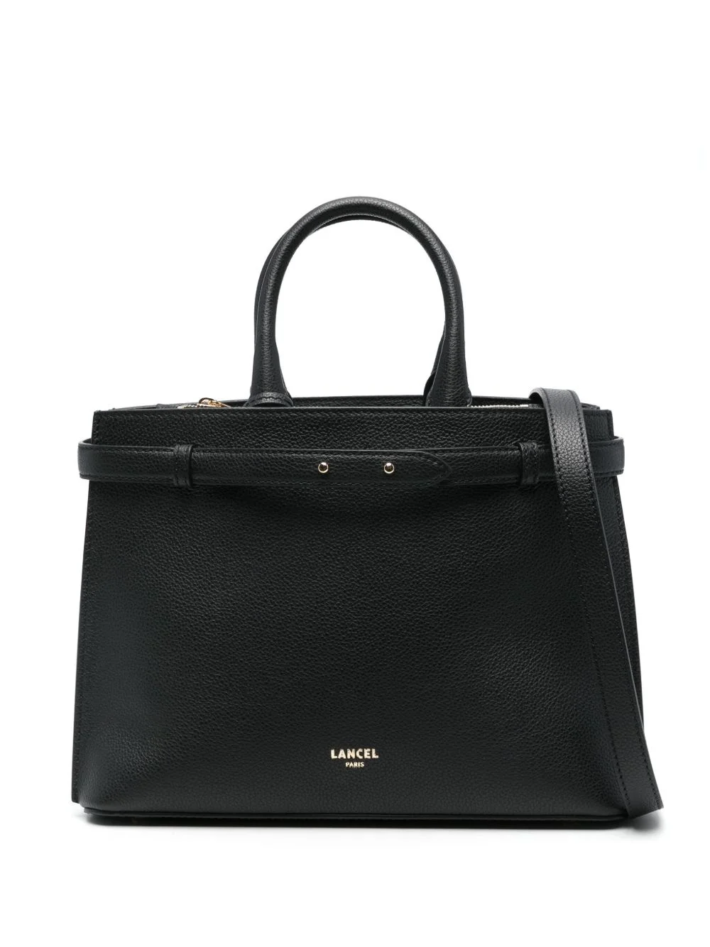 medium leather tote bag - 1