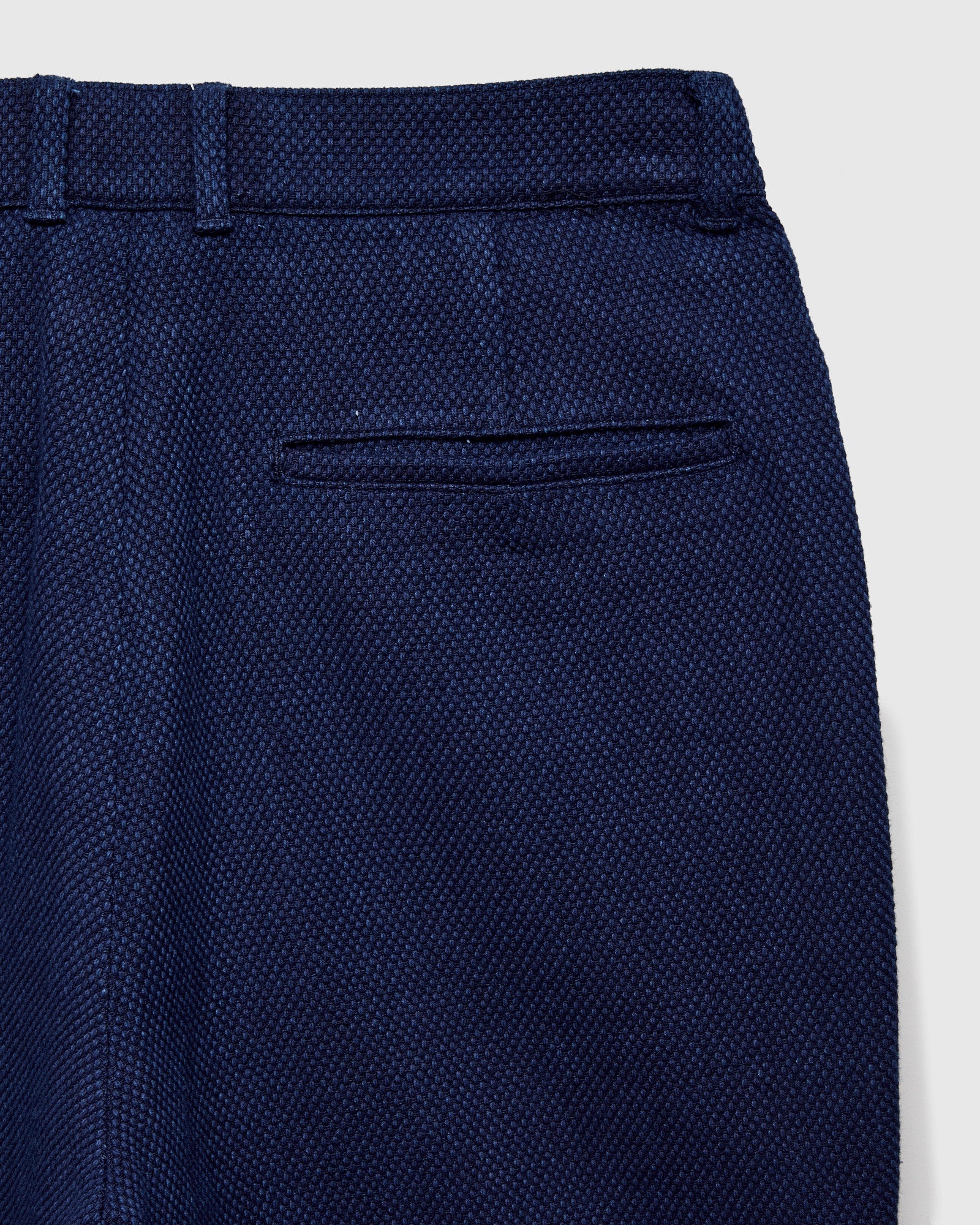 Light Sashiko Trousers in Pure Indigo - 7