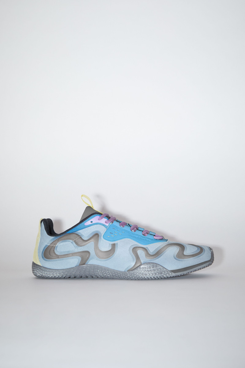 Lace-up sneakers - Multi blue 1