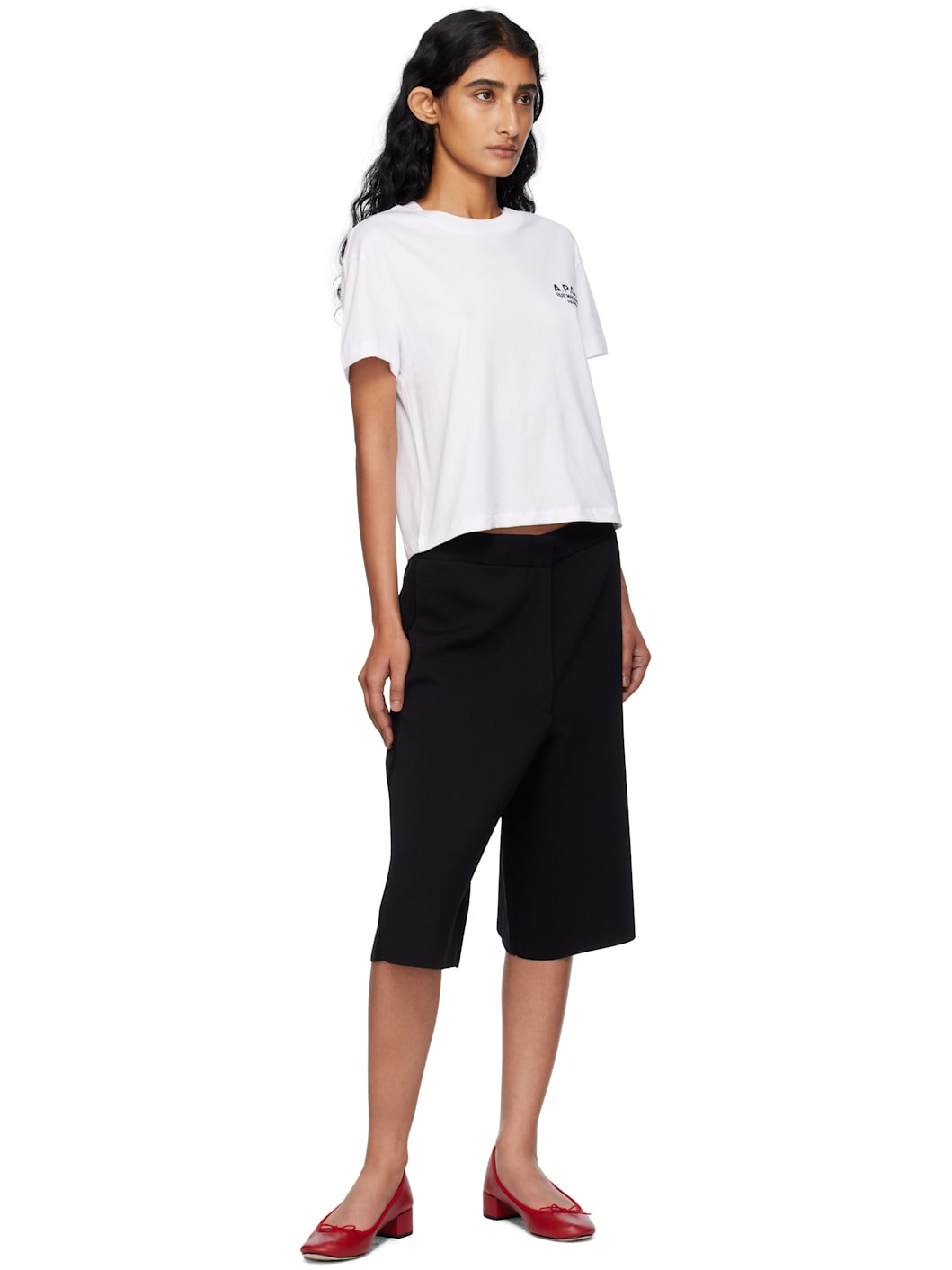 White Boxy 'Rue Madame' T-shirt - 4