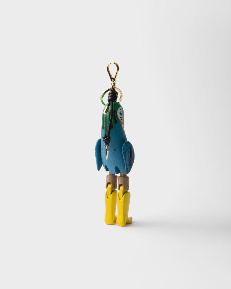 Animal key ring charm with metal ring 3