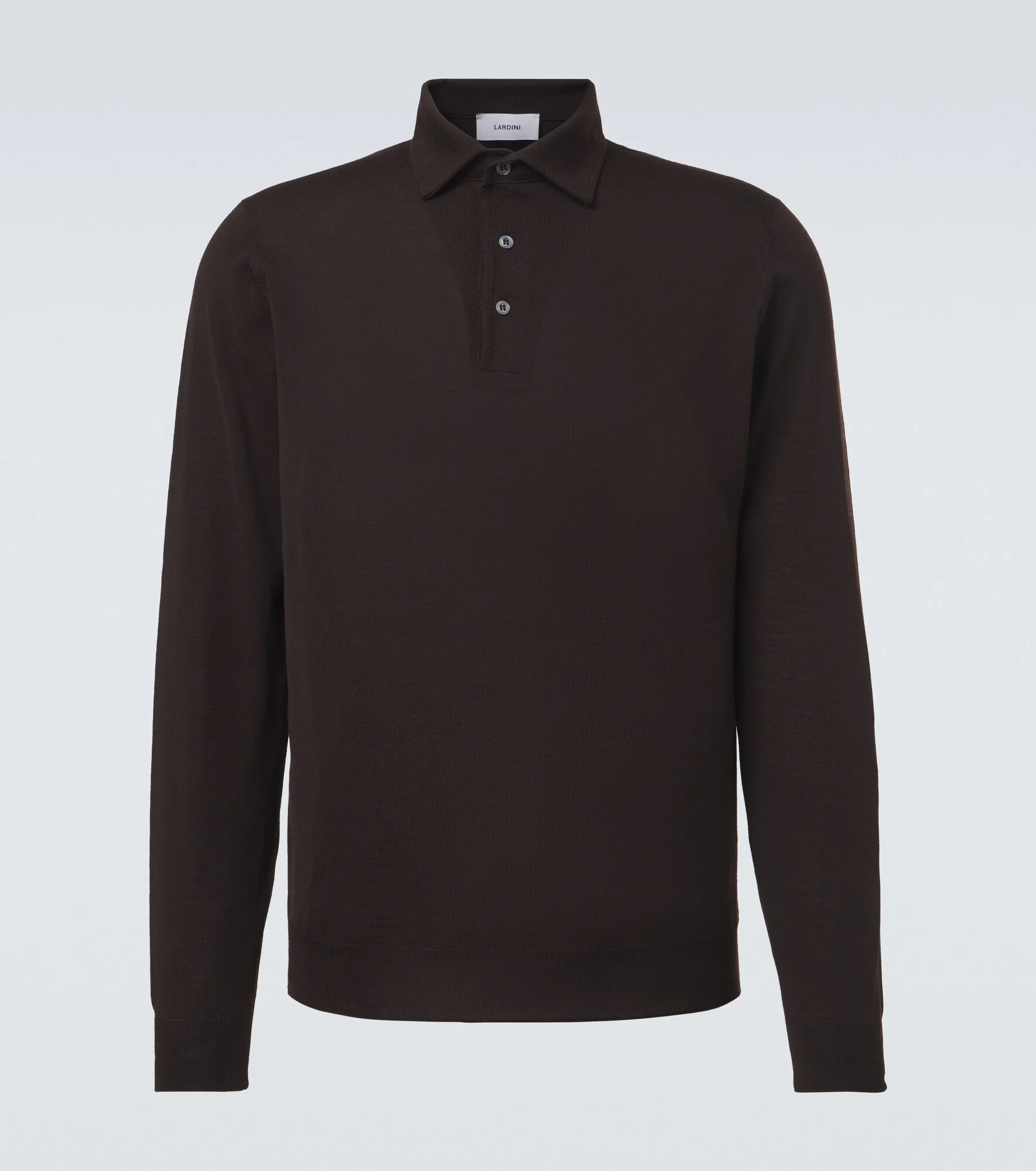 Wool polo sweater - 1
