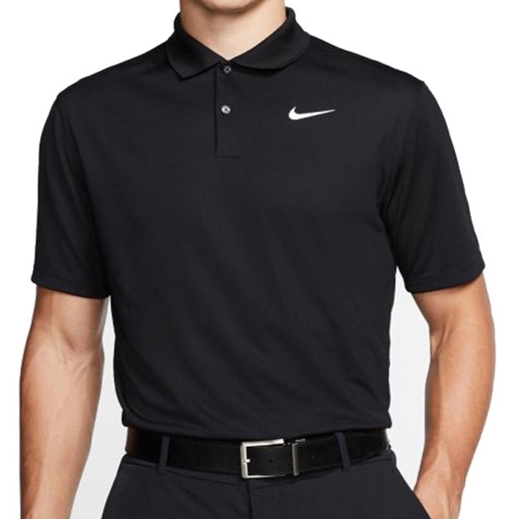 Nike Logo Quick Dry Breathable Sports Short Sleeve Polo Shirt Black BV0355-010 - 4