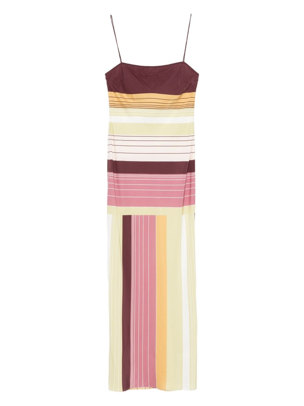 striped maxi dress - 1