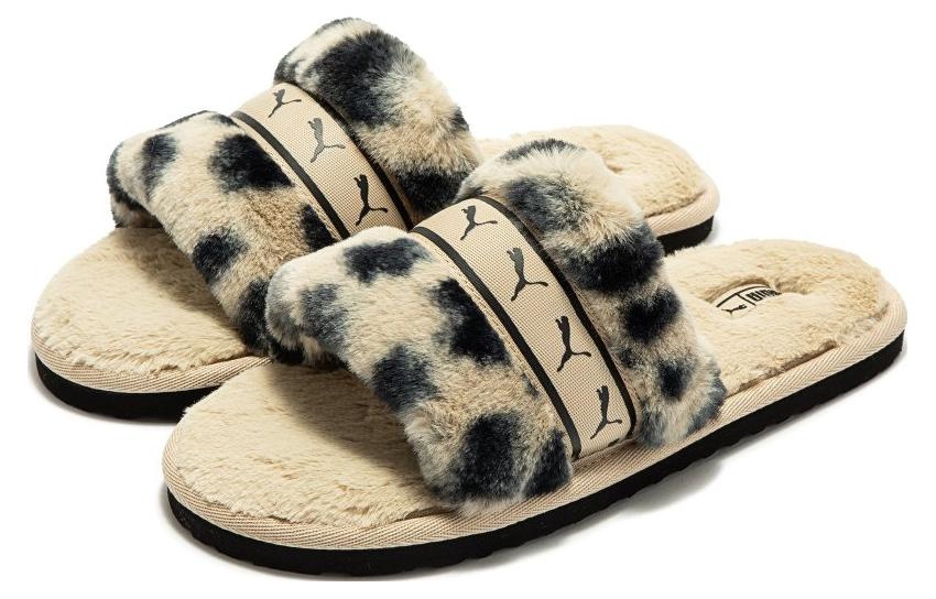 (WMNS) PUMA Fluff Remix Animal BX 'Cream Black' 390970-01 - 4