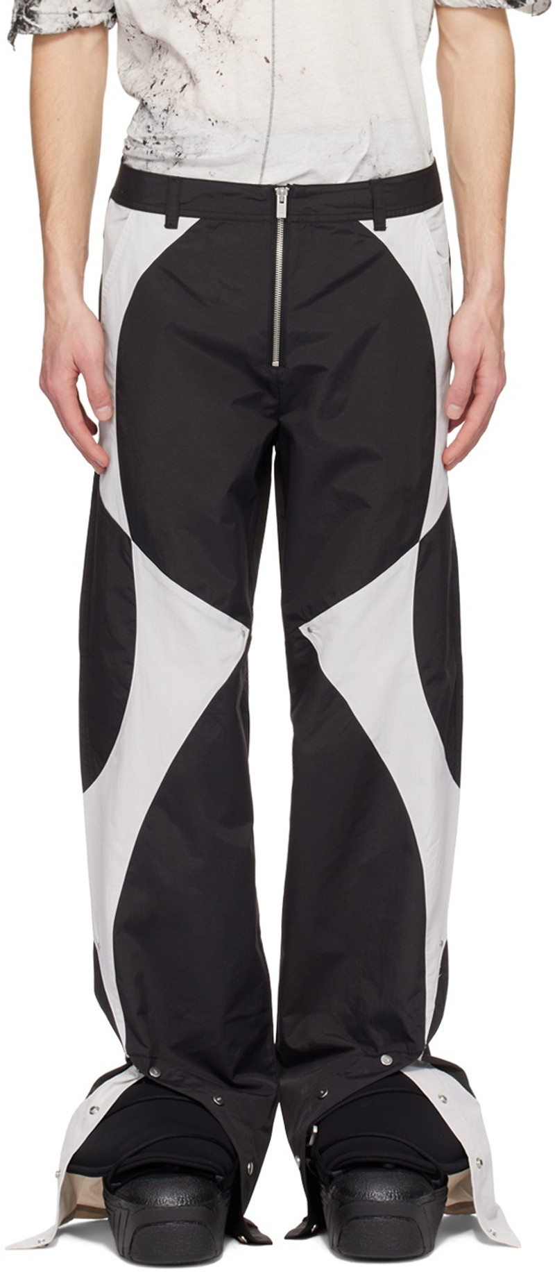 SSENSE Exclusive Black Polynya Cargo Pants 1